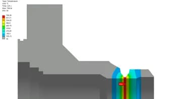 3D Transient Thermal Simulation of Multi Layer Valve Welding — image 1