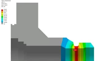 3D Transient Thermal Simulation of Multi Layer Valve Welding — image 3