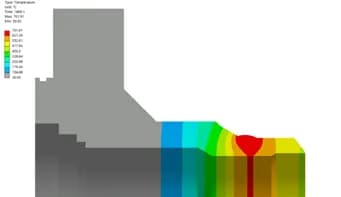 3D Transient Thermal Simulation of Multi Layer Valve Welding — image 8
