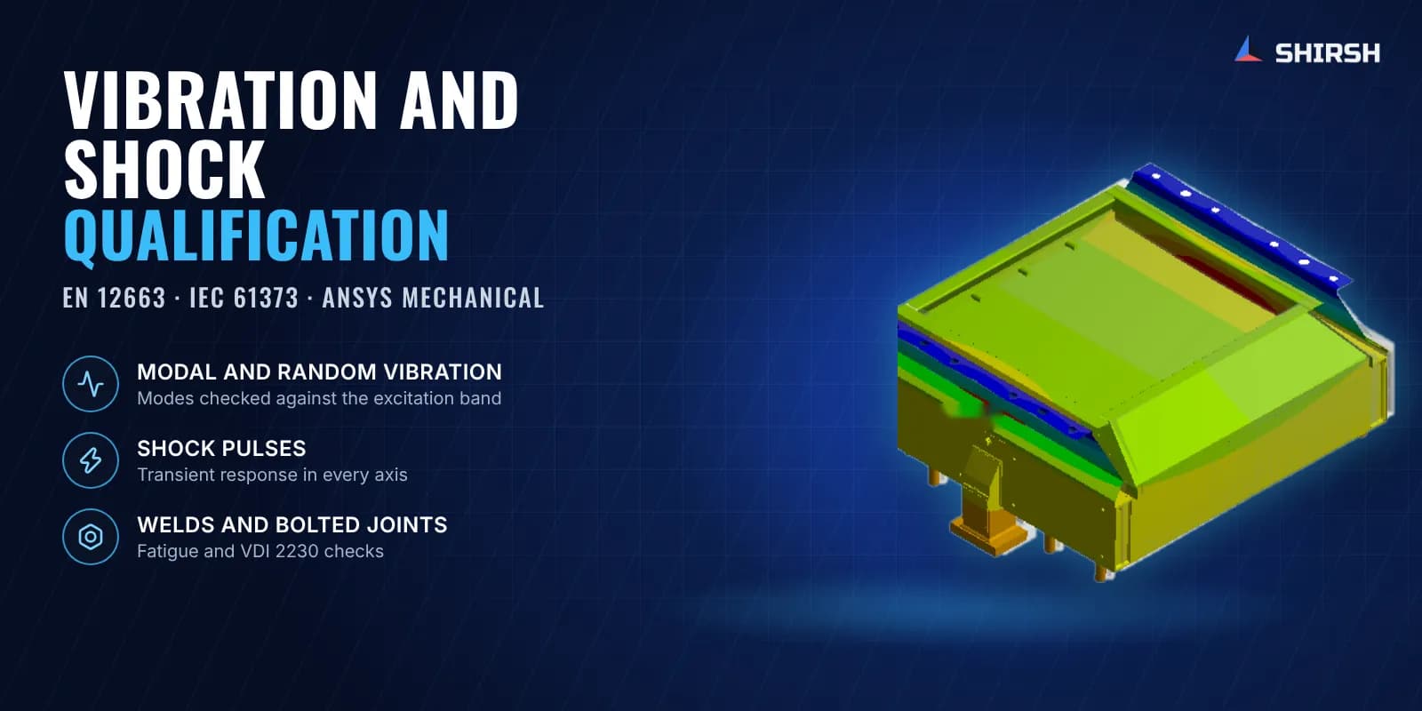Vibration, Shock and Fatigue Qualification by FEA — featured